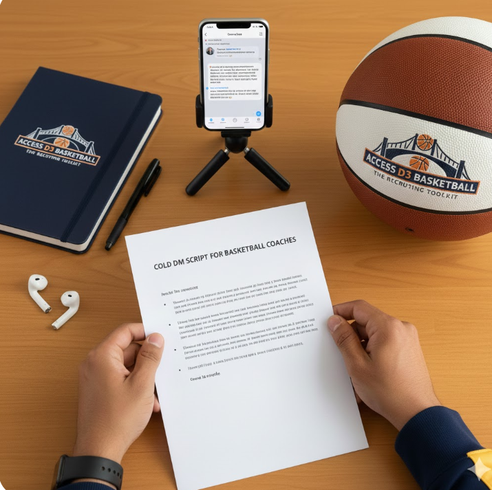 cold DM script to d3 basketball coaches