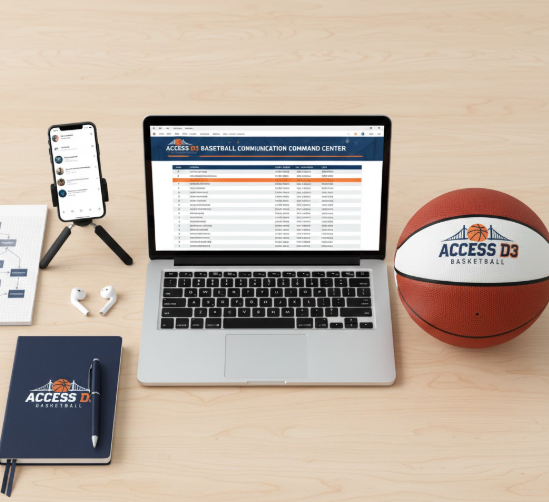 D3 Basketball Coach Communication Command Center